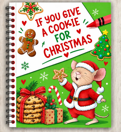 'IF YOU GIVE A COOKIE FOR CHRISTMAS' 🍪❤️Christmas Gift 📘Hardcover