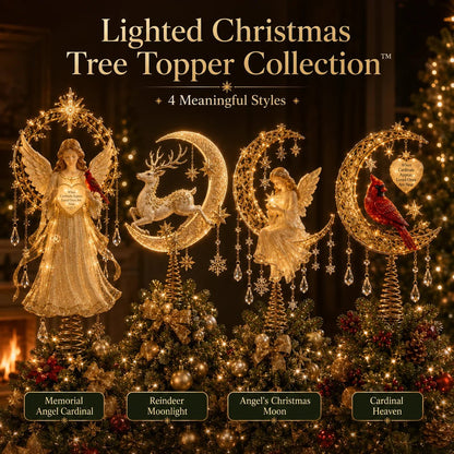 🎄Meaningful Christmas Tree Topper Collection – Lighted Holiday Keepsakes