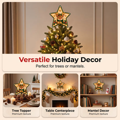 🎉 Pearl Diamond Art Christmas Tree Topper DIY Kit