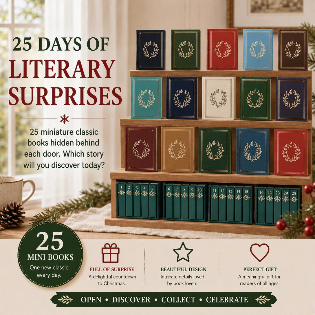 📚 25-Day Mini Book Advent Calendar – A Book Lover's Christmas Countdown