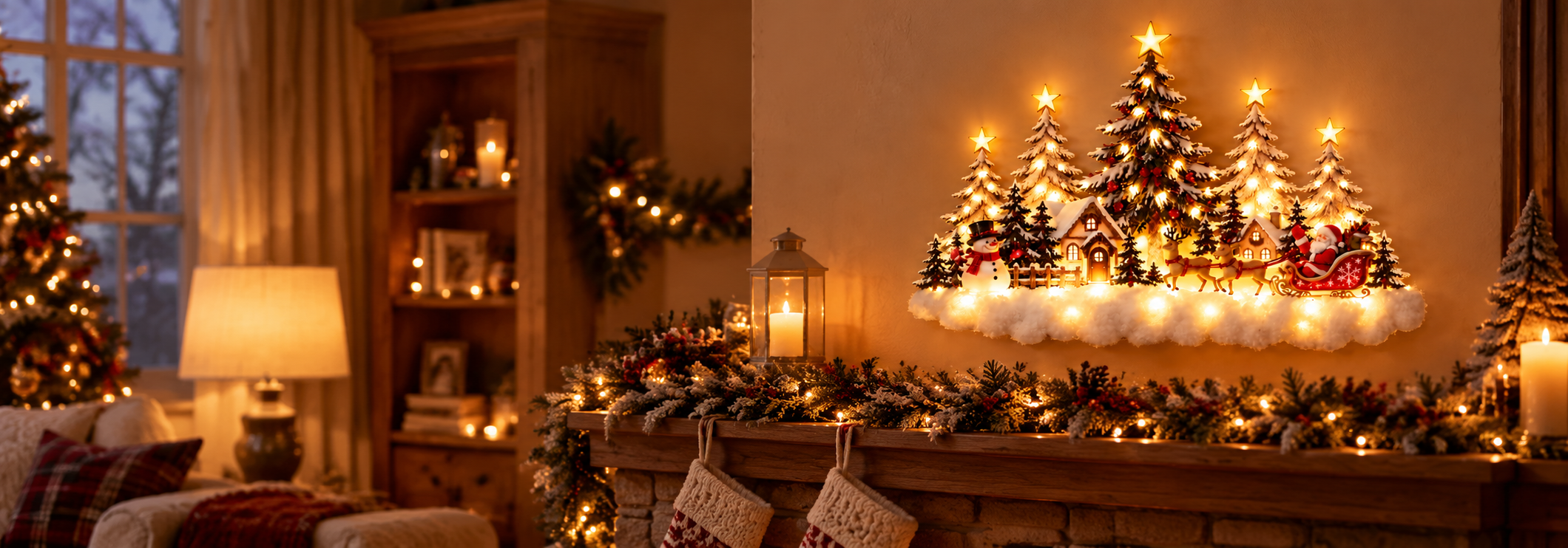 Turn Your Wall Into A Winter Wonderland