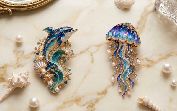 Dolphin & Jellyfish