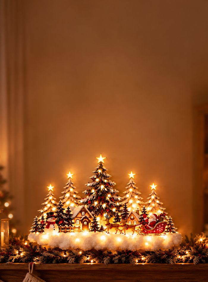 Turn Your Wall Into A Winter Wonderland