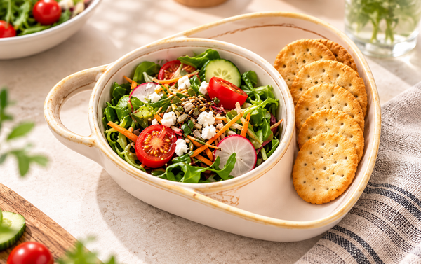 Salad & Crackers
