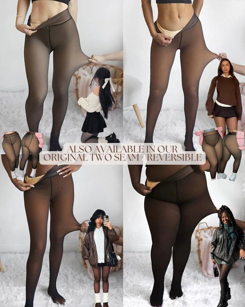 ❄️One-Seam Shaping Fleece Leggings✨✨Stay Warm.Look Snatched💕