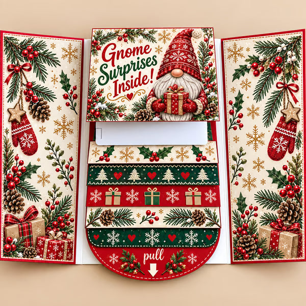 ⏰LAST DAY 50% OFF - 2026 New🎅🎁 Waterfall Christmas Gift Card Booklet 💳✨