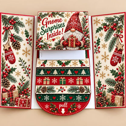 ⏰LAST DAY 50% OFF - 2026 New🎅🎁 Waterfall Christmas Gift Card Booklet 💳✨