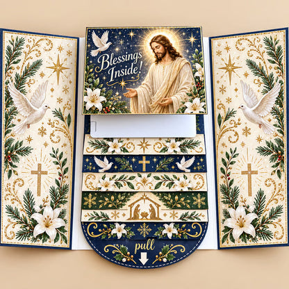 ⏰LAST DAY 50% OFF - 2026 New🎅🎁 Waterfall Christmas Gift Card Booklet 💳✨