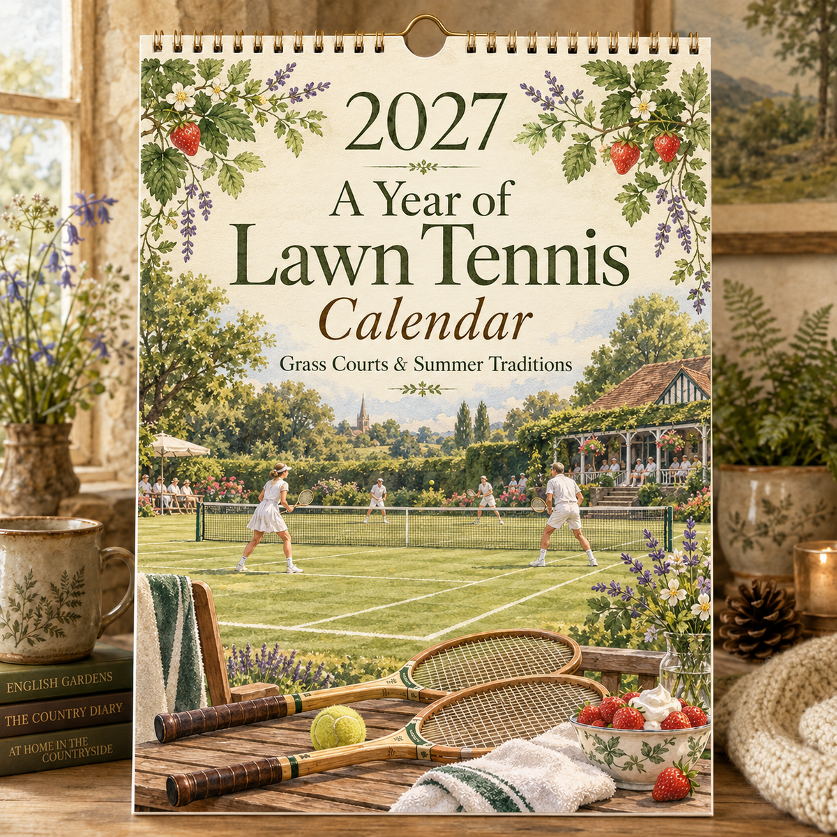 2027 Lawn Tennis Calendar — Grass Courts & Summer Traditions