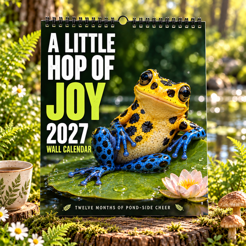 ✨A Little Hop Of Joy 2027 Wall Calendar 🐸✨