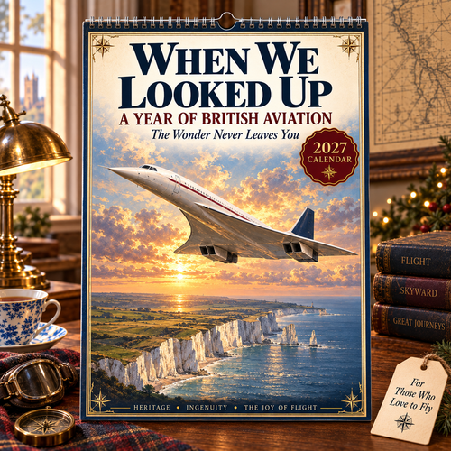 ✨When We Looked Up: A Year of British Aviation 2027 Wall Calendar ✈️
