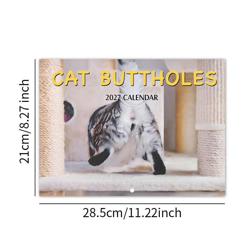 ✨Cat Buttholes 2027 Wall Calendar 😹
