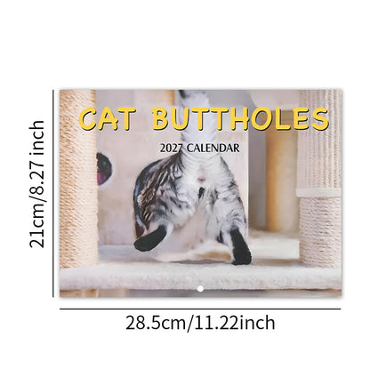 ✨Cat Buttholes 2027 Wall Calendar 😹