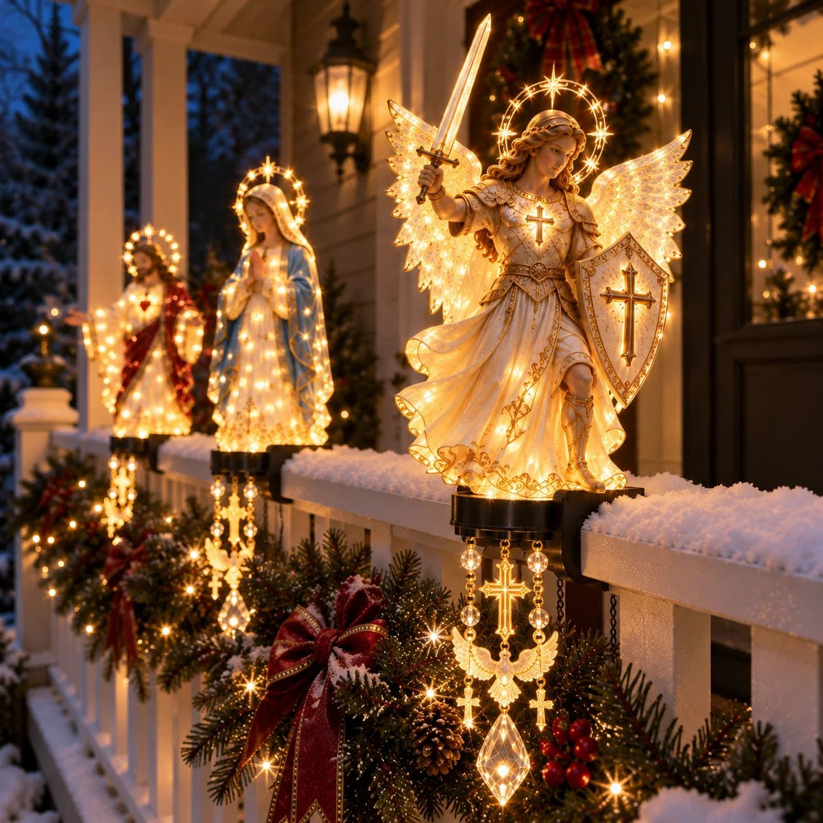 ✨ Sacred Christmas Railing Lights | The Christmas Decoration That Feels Truly Meaningful
