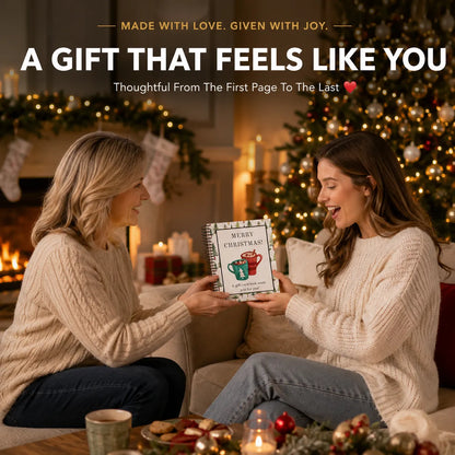 🔥🎁48% OFF!!!-Ready for Christmas!🎅Christmas Gift Card Booklet -👍DIY Spiral-Bound Christmas Gift Card Holder Book-C