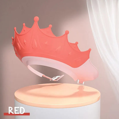 📢📢48% OFF !! ⏰ Kids' Ear Protective Cap – Waterproof Shower Hat, Adjustable & Cartoon Crown Design ✨