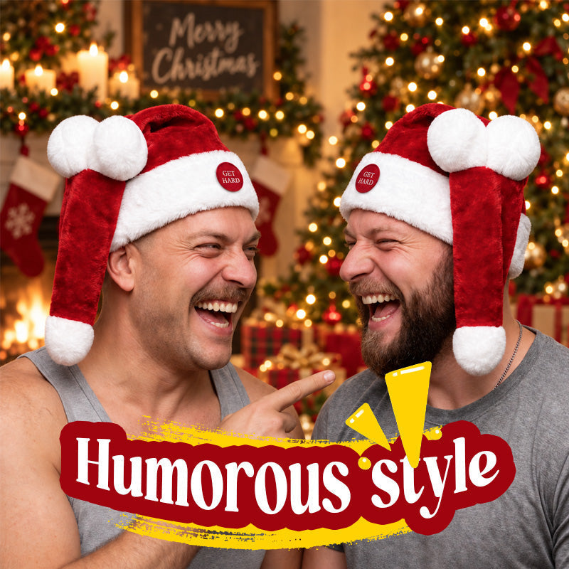 🎅 Funny Moving Santa Hat – Animated Christmas Party Hat