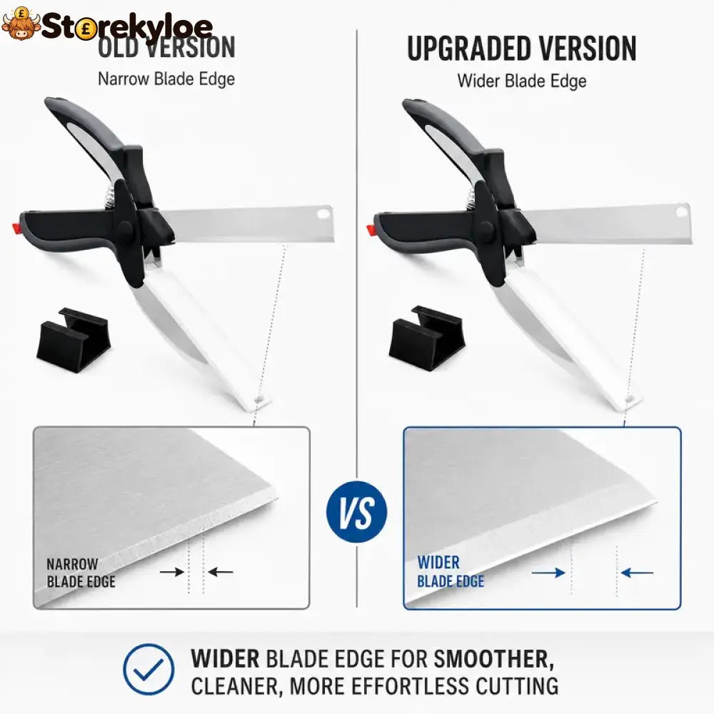 ✂️ 2 in 1 Kitchen Scissors for Food - Stainless Steel Cutting Board Scissors with Safety Lock