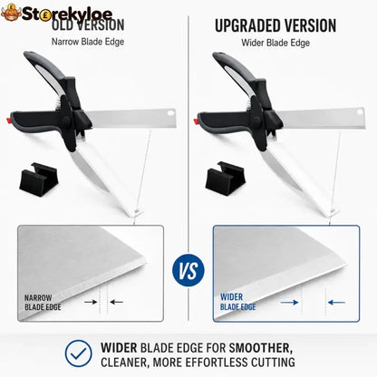 ✂️ 2 in 1 Kitchen Scissors for Food - Stainless Steel Cutting Board Scissors with Safety Lock