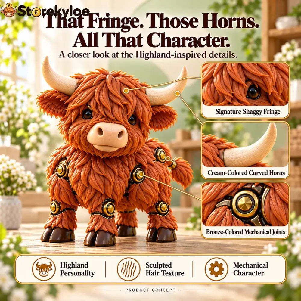 🐮 2-in-1 Transforming Highland Cow Egg – A Little Egg a Charming Highland Surprise