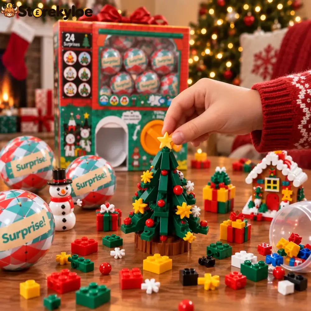 🎄🎅 2026 Christmas Capsule Building Blocks Surprise Mini Building Set 🎁