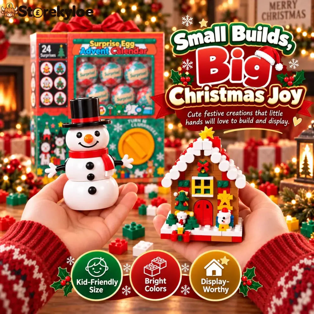 🎄🎅 2026 Christmas Capsule Building Blocks Surprise Mini Building Set 🎁