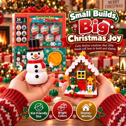 🎄🎅 2026 Christmas Capsule Building Blocks Surprise Mini Building Set 🎁