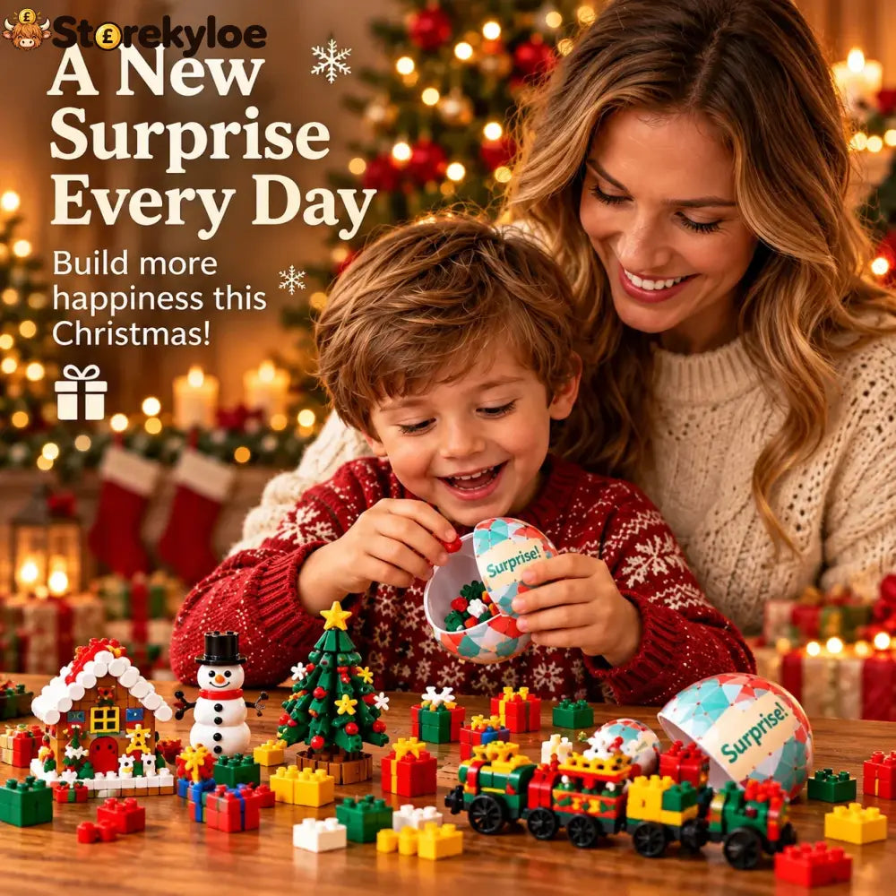🎄🎅 2026 Christmas Capsule Building Blocks Surprise Mini Building Set 🎁