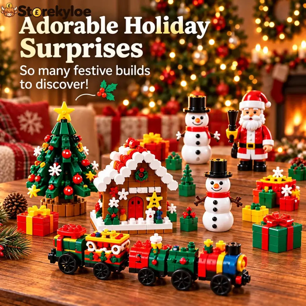 🎄🎅 2026 Christmas Capsule Building Blocks Surprise Mini Building Set 🎁