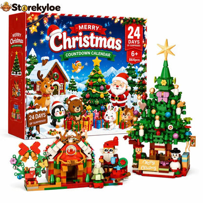 🎅 2026 Christmas Capsule Building Blocks Surprise Mini Building Set - D