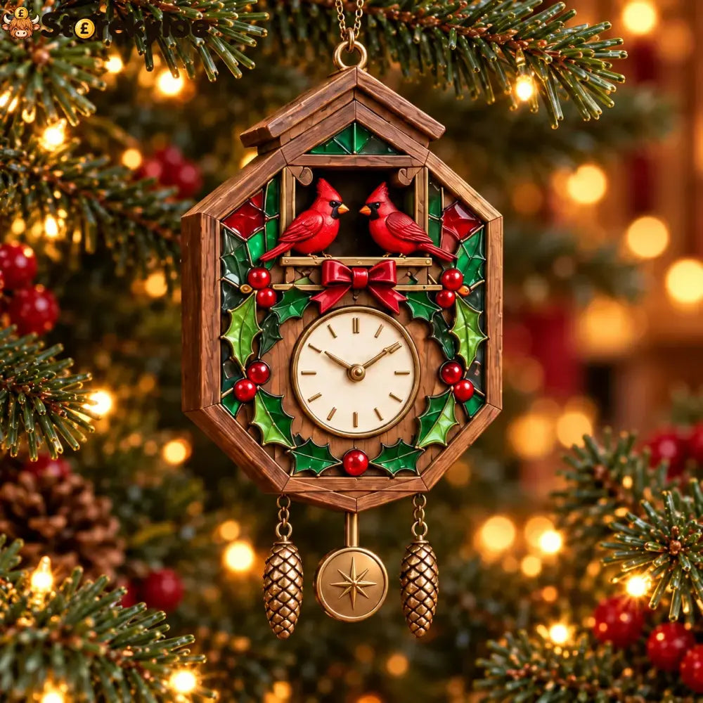 🕰️ 2026 Christmas Cuckoo Clock Ornaments – Set Of 6 Vintage Holiday Keepsakes - 6-Piece Set 🔥 Free Shipping