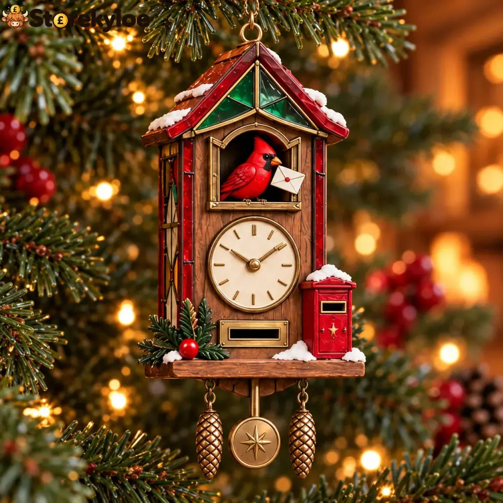 🕰️ 2026 Christmas Cuckoo Clock Ornaments – Set Of 6 Vintage Holiday Keepsakes - 6-Piece Set 🔥 Free Shipping