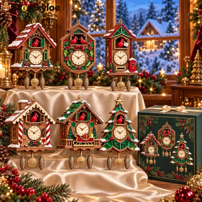 🕰️ 2026 Christmas Cuckoo Clock Ornaments – Set Of 6 Vintage Holiday Keepsakes - 6-Piece Set 🔥 Free Shipping