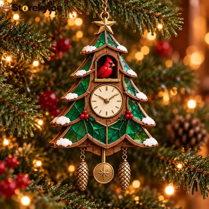 🕰️ 2026 Christmas Cuckoo Clock Ornaments – Set Of 6 Vintage Holiday Keepsakes - 6-Piece Set 🔥 Free Shipping