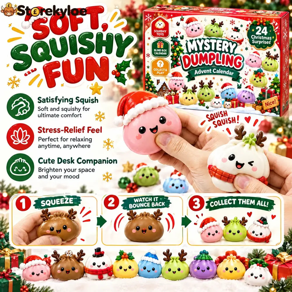 2026 Dumpling Squishy Advent Calendar