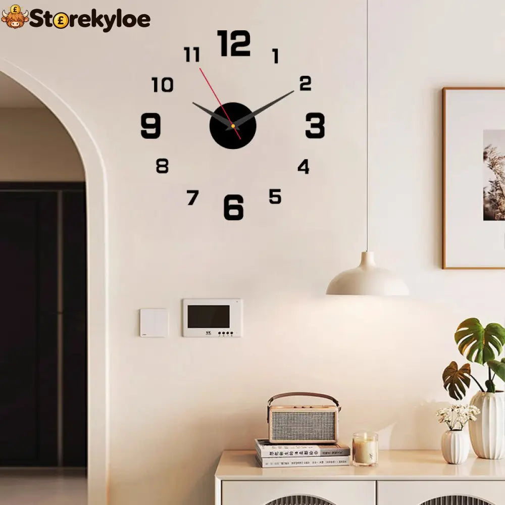 🥳2026 HOT SALE🥳⏰3D DIY Luminous Acrylic Wall Clock Set - Houseware & Kitchen