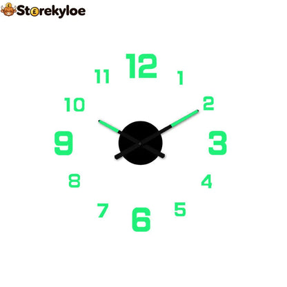 🥳2026 HOT SALE🥳⏰3D DIY Luminous Acrylic Wall Clock Set - Houseware & Kitchen