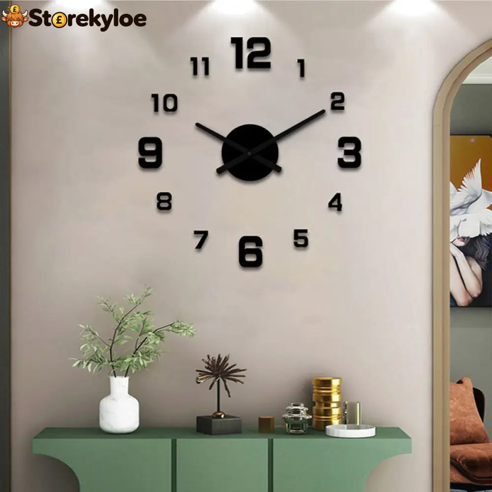 🥳2026 HOT SALE🥳⏰3D DIY Luminous Acrylic Wall Clock Set - Houseware & Kitchen