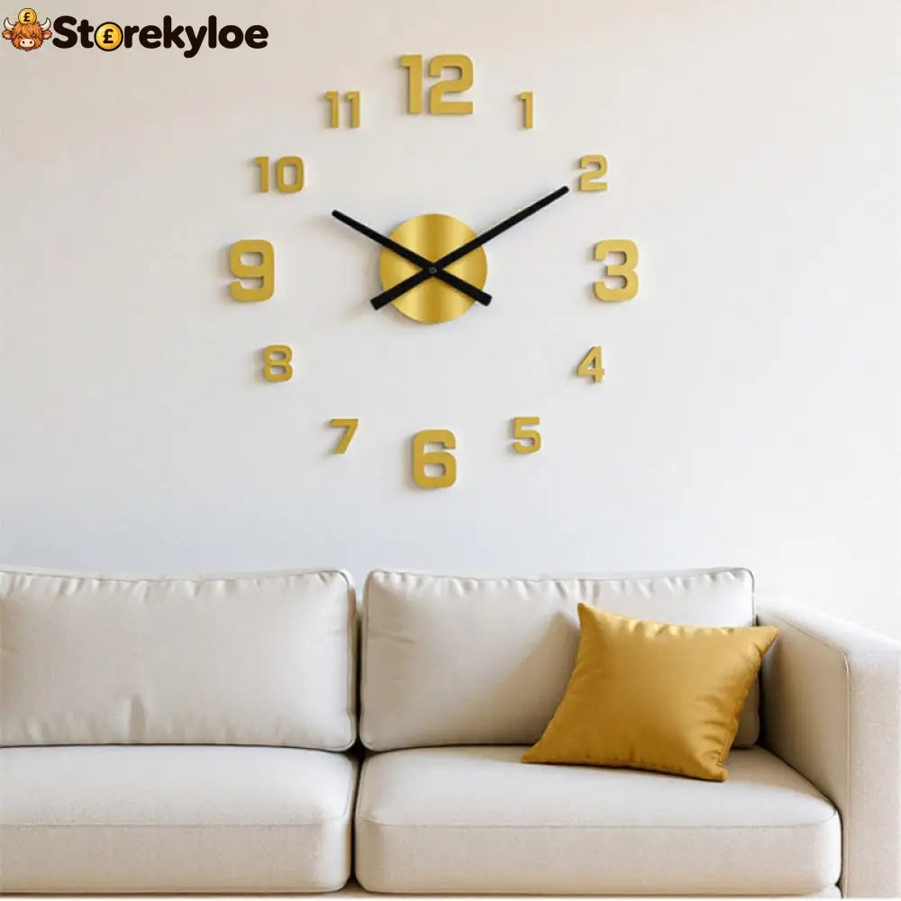 🥳2026 HOT SALE🥳⏰3D DIY Luminous Acrylic Wall Clock Set - Houseware & Kitchen