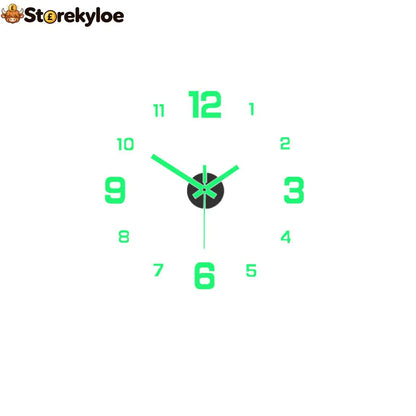 🥳2026 HOT SALE🥳⏰3D DIY Luminous Acrylic Wall Clock Set - Houseware & Kitchen