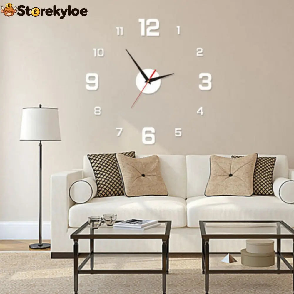 🥳2026 HOT SALE🥳⏰3D DIY Luminous Acrylic Wall Clock Set - Houseware & Kitchen