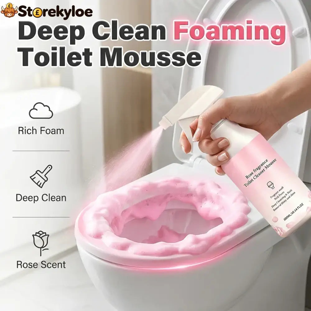 🥳2026 HOT SALE🥳💞50K+ SOLD! 🛁🧹 50% OFF! Bathroom Cleaner Spray – dissolves limescale soap scum & water stains without