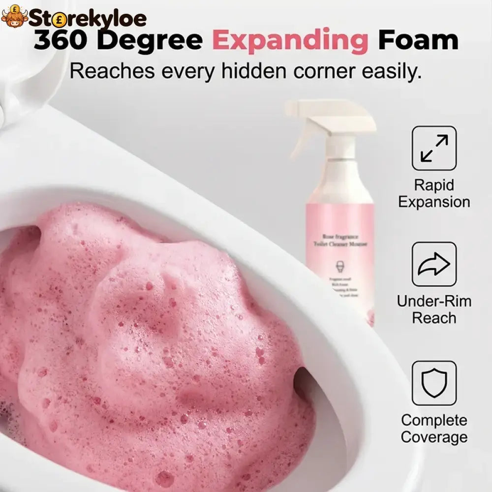 🥳2026 HOT SALE🥳💞50K+ SOLD! 🛁🧹 50% OFF! Bathroom Cleaner Spray – dissolves limescale soap scum & water stains without