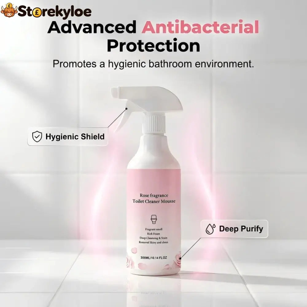 🥳2026 HOT SALE🥳💞50K+ SOLD! 🛁🧹 50% OFF! Bathroom Cleaner Spray – dissolves limescale soap scum & water stains without