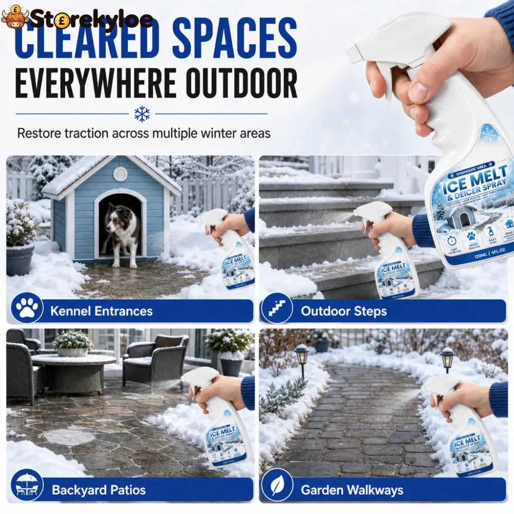 🥳2026 HOT SALE🥳💞50K+ SOLD! ❄️🐾 50% OFF! Outdoor De-Icing & Snow Melting Spray – pet-safe dissolves frost on contact.