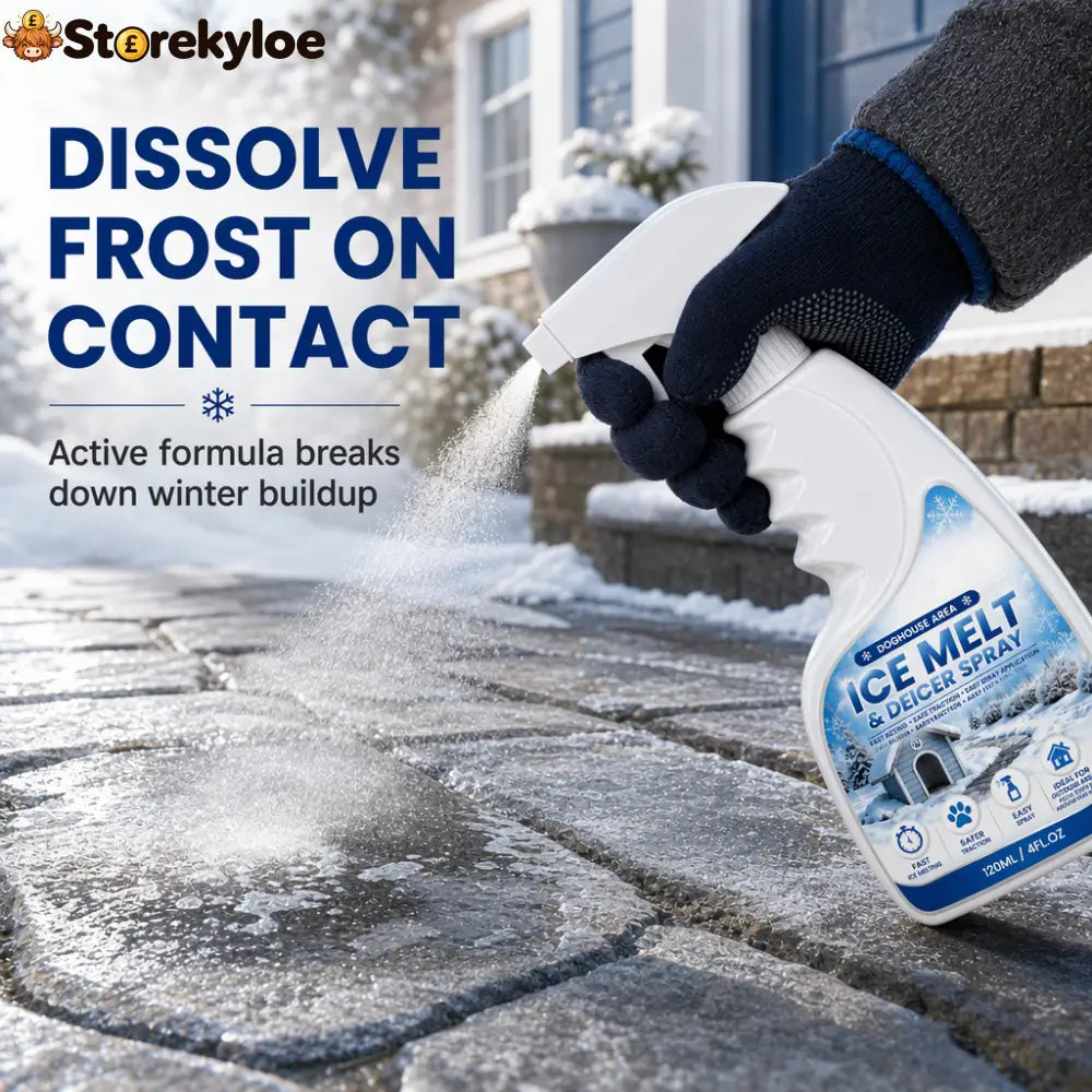 🥳2026 HOT SALE🥳💞50K+ SOLD! ❄️🐾 50% OFF! Outdoor De-Icing & Snow Melting Spray – pet-safe dissolves frost on contact.