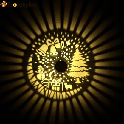 🥳2026 HOT SALE🥳💞50K+ SOLD! 🎄❄️ 50% OFF! Solar Outdoor Decorative Wall Projection Light – IP65 weatherproof auto on/off.