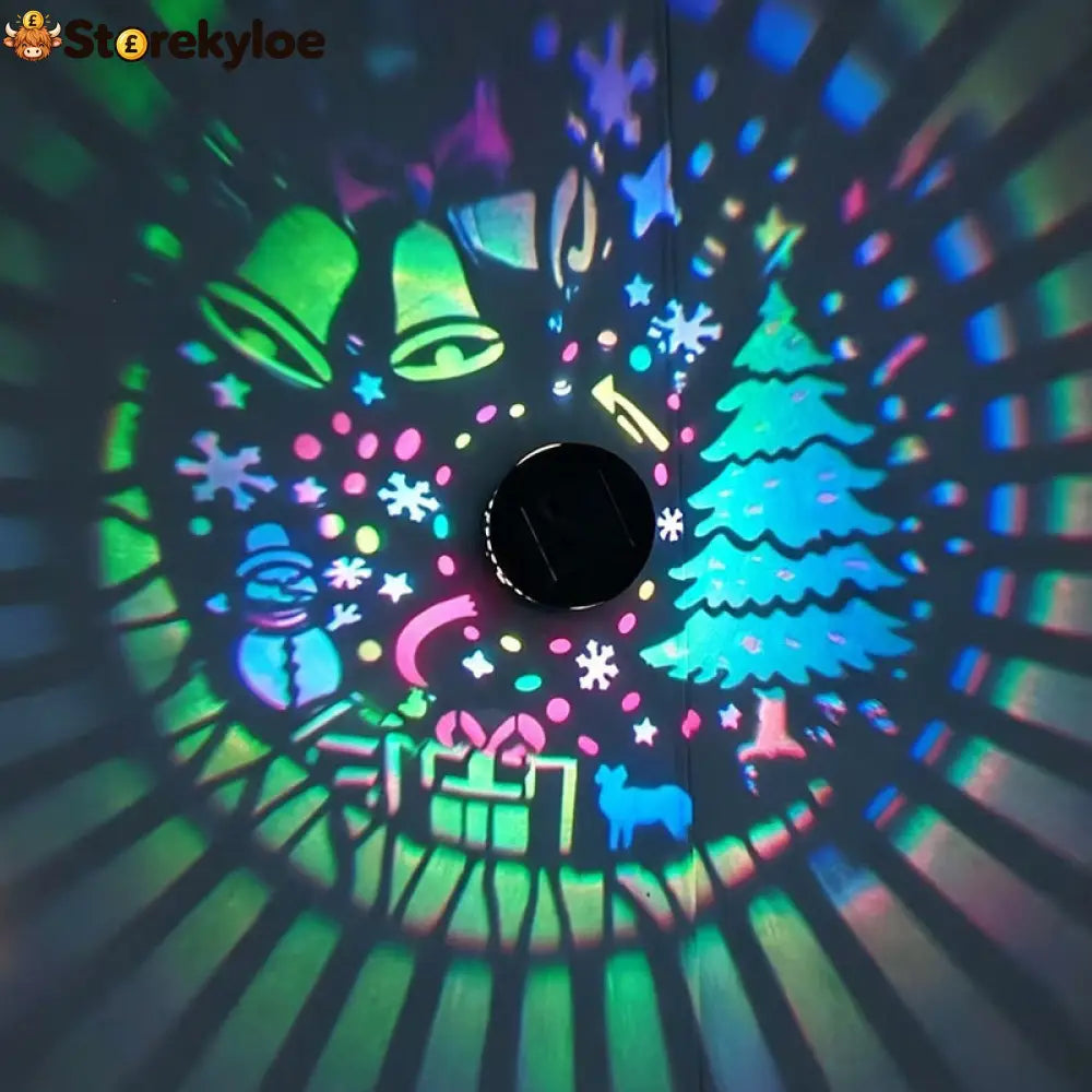 🥳2026 HOT SALE🥳💞50K+ SOLD! 🎄❄️ 50% OFF! Solar Outdoor Decorative Wall Projection Light – IP65 weatherproof auto on/off.