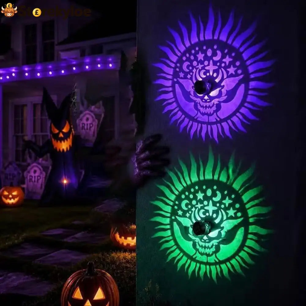 🥳2026 HOT SALE🥳💞50K+ SOLD! 🎄❄️ 50% OFF! Solar Outdoor Decorative Wall Projection Light – IP65 weatherproof auto on/off.