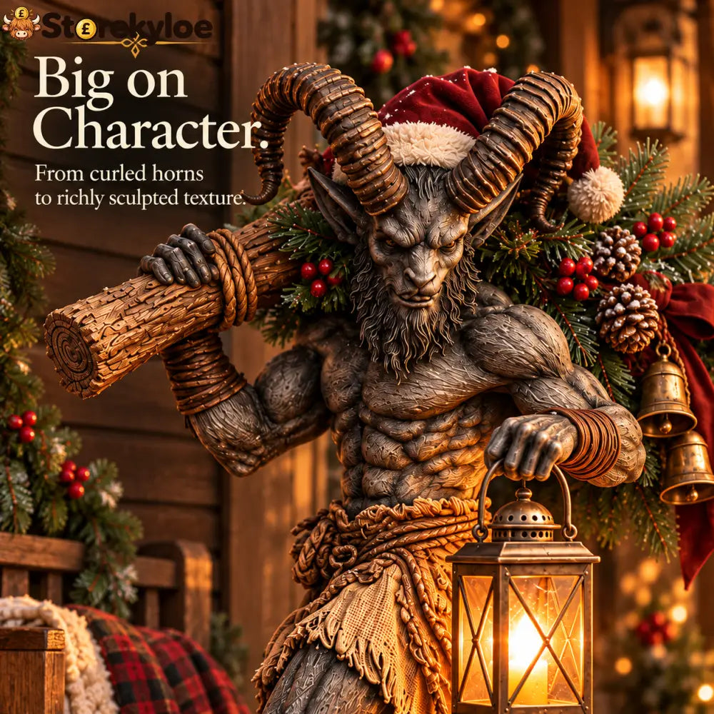 🔥2026 Hot Sale - Krampus Lighted Christmas Woodland Decor